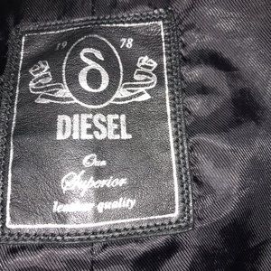 Black leather jacket